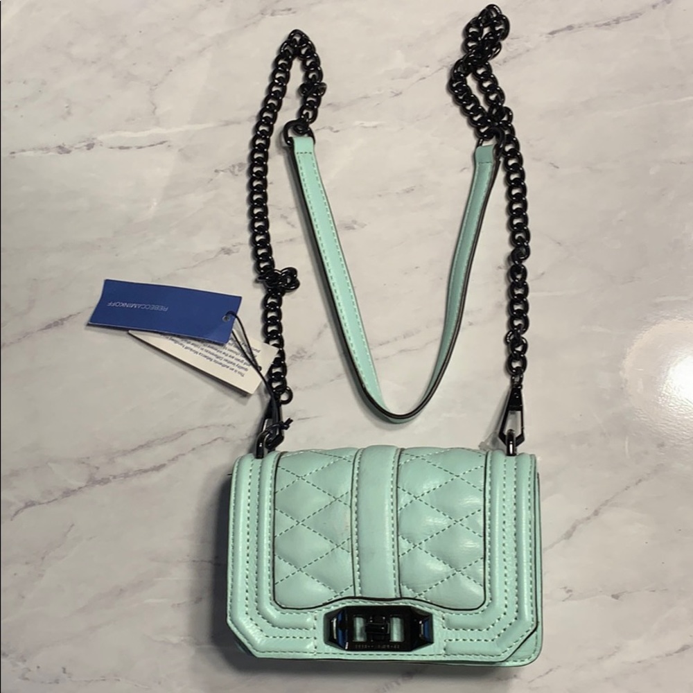Rebecca Minkoff Mini Love Crossbody (Wintermint)